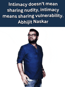 Intimacy Means Sharing Vulneralability Abhijit Naskar GIF - Intimacy Means Sharing Vulneralability Abhijit Naskar Naskar GIFs
