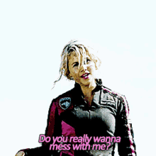 Power Rangers Syd Drew GIF - Power Rangers Syd Drew Do You Really Wanna Mess With Me GIFs