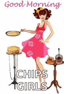 Good Morning Pancake GIF - Good Morning Pancake Chips GIFs