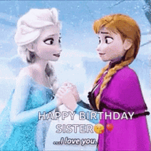 Elsa Frozen GIF - Elsa Frozen Happy Birthday Sister GIFs