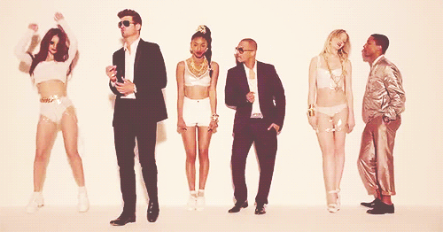 Robin Thicke - Blurred Lines GIF - Blurred Lines Robin Thicke Dancing -  Discover & Share GIFs