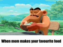 When Mom Makes Your Favorite Food Aum Animation GIF - When Mom Makes Your Favorite Food Aum Animation Andy Pirki GIFs