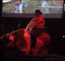 Mechanicalbull Ride GIF - Mechanicalbull Bull Ride GIFs