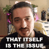 That Itself Is The Issue Aaron Brown GIF - That Itself Is The Issue Aaron Brown Bionicpig GIFs