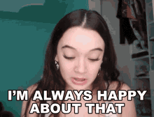 Im Always Happy About That Fiona Frills GIF - Im Always Happy About That Fiona Frills Fiona Frills Vlog GIFs
