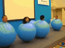 Bouncing Balls Blue GIF - Bouncing Balls Blue Japan GIFs