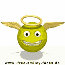 Free Smiley Faces De Emoji GIF - Free Smiley Faces De Emoji Angel GIFs