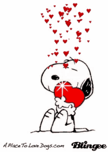 Snoopy In Love GIF - Snoopy In Love Hearts GIFs