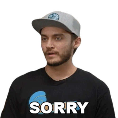 Sorry Casey Frey Sticker - Sorry Casey Frey My Bad Stickers