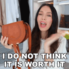 I Do Not Think It Is Worth It Shea Whitney GIF - I Do Not Think It Is Worth It Shea Whitney I Think It Doesnt Worth The Price GIFs