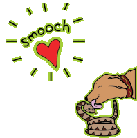 Smooch Odd Love Sticker - Smooch Odd Love Weird Stickers