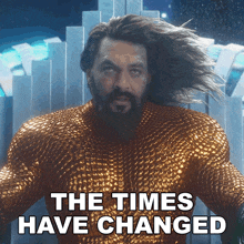 The Times Have Changed Aquaman GIF - The Times Have Changed Aquaman Arthur Curry GIFs