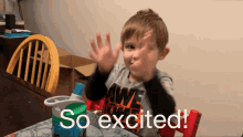 Excited Boy GIF