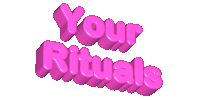 Your Rituals Words Sticker