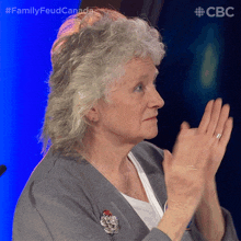 Clapping Debbie GIF - Clapping Debbie Family Feud Canada GIFs