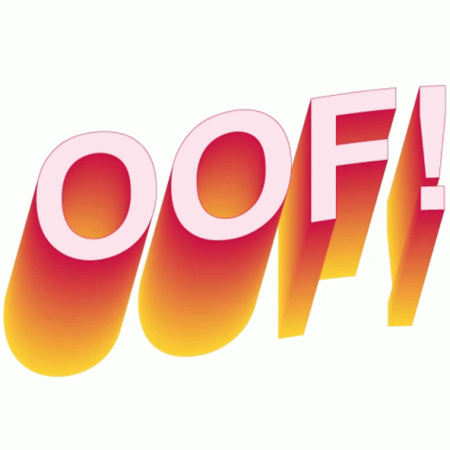 Oof Ouch Sticker - Oof Ouch Yikes - Discover & Share GIFs