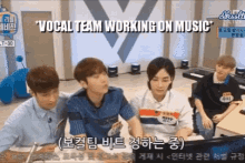 Seventeen Vocalunit GIF - Seventeen Vocalunit Working On Music GIFs
