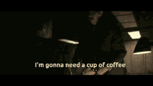Im Gonna Need A Cup Of Coffee Dark Knight Coffee GIF