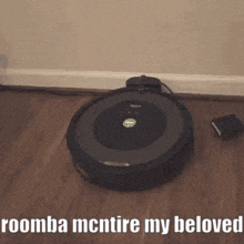 a picture of a roomba vacuum cleaner on a wood floor