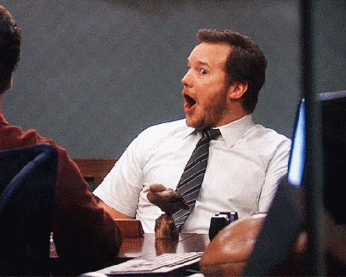 Shocked Surprised GIF - Shocked Surprised Andy Dwyer GIFs