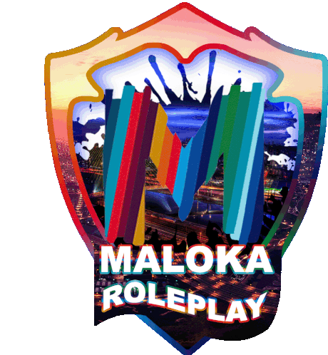 Maloka Roleplay Logo Sticker - Maloka Roleplay Logo Symbol Stickers