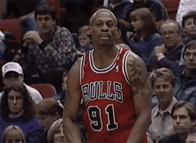 Clapping The Worm GIF - Clapping The Worm Dennis Rodman GIFs