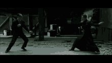 Neo Agent Smith GIF - Neo Agent Smith Battle GIFs