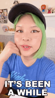 Its Been A While Goldie Chan GIF - Its Been A While Goldie Chan Its Been A Long Time GIFs