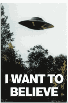 Aliens I Want To Believe GIF