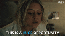 This Is A Huge Opportunity Emma Meyer GIF - This Is A Huge Opportunity Emma Meyer Gen V GIFs