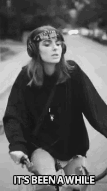 Its Been A While Headphone GIF - Its Been A While Headphone Listening To Music GIFs