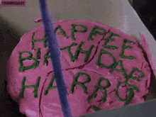 Happy Birthday Harry Potter GIF - Happy Birthday Harry Potter Birthday Cake GIFs