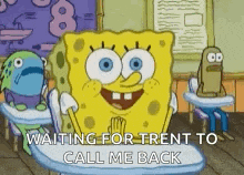 Spongebob Waiting Patiently GIF - Spongebob Waiting Patiently Waiting GIFs