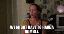 Bring It On Missy Pantone GIF - Bring It On Missy Pantone We Might Have To Have A Rumble GIFs
