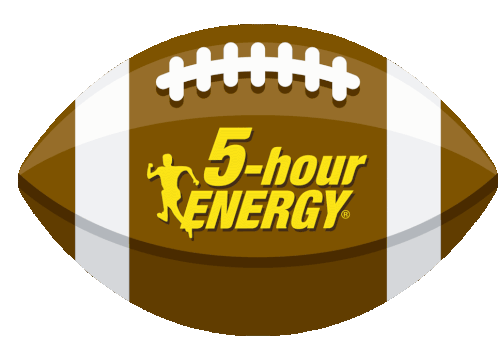 5hour Energy Football Sticker - 5hour Energy Football Stickers