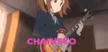 Chaineko Guitare GIF - Chaineko Guitare Sarge GIFs