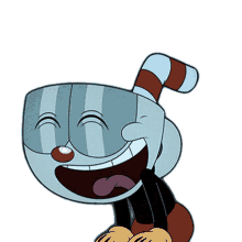 laughing cuphead the cuphead show hilarious funny