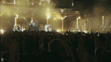 a crowd at a concert with the letter d in the lower right corner
