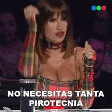 No Necesitas Tanta Pirotecnia Flor Peña GIF - No Necesitas Tanta Pirotecnia Flor Peña Got Talent Argentina GIFs