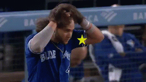 The Blue Jays HILARIOUSLY imitate Bo Bichette's hair flip! 