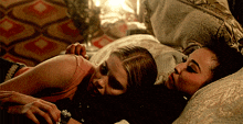 Karolina Dean And Nico Minoru Cuddling GIF - Karolina Dean And Nico Minoru Cuddling GIFs