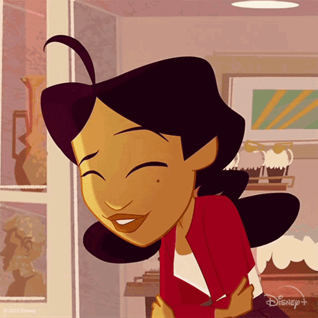 Giggling Penny Proud GIF - Giggling Penny Proud The Proud Family