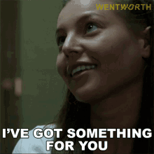 Ive Got Something For You Jess Warner GIF - Ive Got Something For You Jess Warner Wentworth GIFs