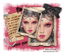 Miss You Heart GIF