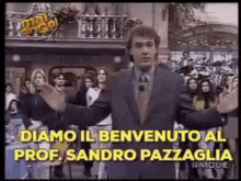 Diamo Il Benveuto Al Prof Sandro Pazzaglia Welcome GIF