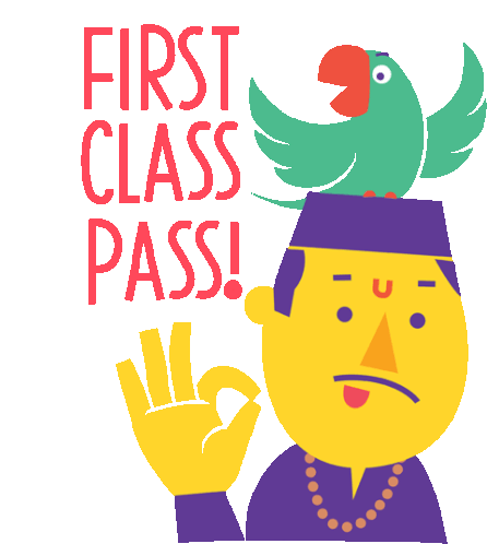 Jyotish Saying First Class Pass Sticker - Jyotish Jaanta Hai First Class Pass Ok Stickers