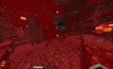 a diamond sword is being held in a minecraft video game .