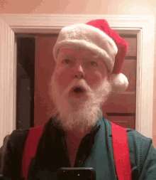 Santa Says Ho Ho Ho GIF - Santa Says Ho Ho Ho GIFs