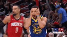 Golden State Warriors Stephen Curry GIF - Golden State Warriors Stephen Curry Surprised GIFs