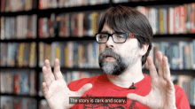 The Story Is Dark And Scary Horror Story GIF
